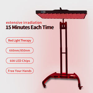 Panel Terapi Inframerah Merah 6000W 660nm 850nm Frekuensi 1-999Hz Dapat Diatur dengan Stand, Timer, dan Remote Control untuk Seluruh Tubuh - Product Image 4