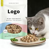Cubes de foie de bœuf lyophilisés pour chiens et chats, riches en fer et en vitamine A, sans céréales, riches en protéines, friandise naturelle à mâcher pour animaux de compagnie