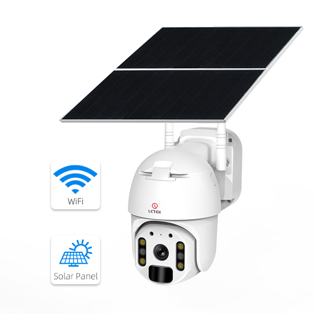 LCLCTEK 1080P WIFI Solar Powered Battery Cloud PTZ Camera Outdoor Waterproof PIR Motion Detection P2P CCTV Security CAMERA
