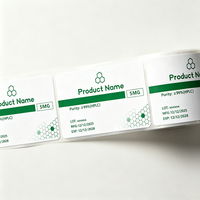 Étiquettes personnalisées haut de gamme en vinyle PVC de 3 ml et 10 ml, imperméables, résistantes à la chaleur, respirantes, à forte adhérence pour huiles essentielles et produits de beauté