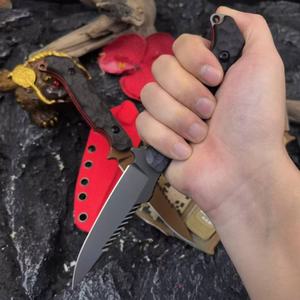 Cuchillo Bowie Dragon Tooth de Acero Inoxidable 3CR13 con Hoja Recta de 20cm y 4.5mm de Grosor, Mango G10, para Camping y Actividades al Aire Libre, OEM - Product Image 3