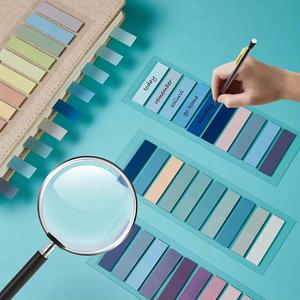 แท็บอินเด็กซ์หลากสีแบบใส แท็บอินเด็กซ์ใสสำหรับสำนักงาน ชุดแท็บอินเด็กซ์ใส อุปกรณ์เครื่องเขียน กระดาษโน้ตแบบติด - Product Image 3