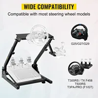 Support de volant de course en stock UE, support de simulateur réglable et pliable pour cockpit de jeu G29, simulateur de pédales non inclus