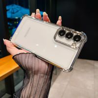 Protection de l'objectif, antichoc, électroplaqué, étui de téléphone portable en TPU pour Samsung Galaxy A57 A37 A36 A22