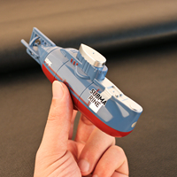 Barco submarino a control remoto para niños, juguete submarino a la moda, resistente al agua, 70M, largo tiempo de juego, modelo de simulación, regalo