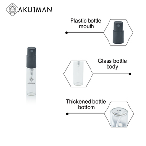 Ready to Ship 2ml 3ml 5ml 10ml Mini Refillable Glass Sample Vials Empty Clear Glass <strong>Perfume</strong> <strong>Spray</strong> <strong>Bottle</strong> and Box - Product Image 4
