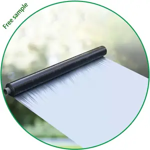 UV-stabilisierte/beständige Anti-Unkraut-Weiß Schwarz oder Silber Schwarz Reflektierende PE-Garten-Kunststoff-Mulch folie