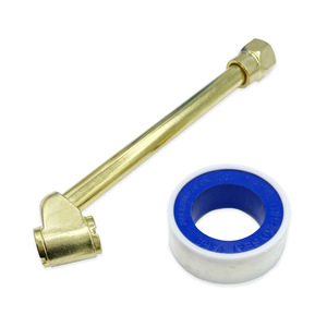 Aluminum Alloy Air Pump Nozzle 1/4 Npt <b>Threaded</b> Copper Plated Pneumatic <b>Tool</b> Accessory - Product Image 3