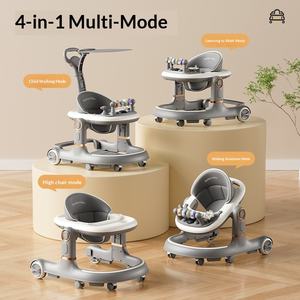 Bebek Yürüteci <span class=keywords><strong>2026</strong></span> Yeni Model Çok Fonksiyonlu 3'ü 1 Arada 6-18 Ay Anti-O-Bacak Anti Devrilme Plastik İtmeli Yürüteç 10KG Taşıma Kapasitesi - Product Image 5