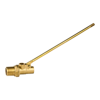 Vanne de régulation de niveau d'eau miniature en laiton de 3-11 cm, vanne à flotteur réglable