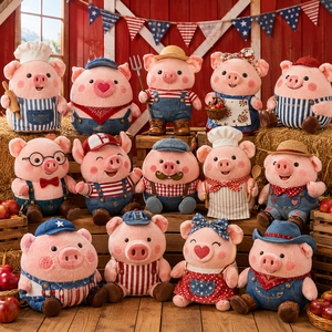 Boneka Babi Plushie Custom Grosir untuk Festival & Promosi Peternakan, Isian Daur Ulang, Label Pribadi, MOQ Rendah, Pabrik Terpercaya - Product Image 1