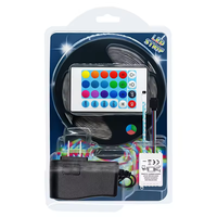 Bandes lumineuses intelligentes pour la décoration de la maison 12V, LED multicolores 2835, 54 LED/m, télécommande, découpables, décoration de jardin en cuivre, largeur du circuit imprimé 8 mm