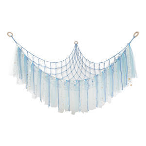 Oem/odm fait à la main <span class=keywords><strong>en</strong></span> macramé peluche jouet hamac multicolore peluche jouet plateau <span class=keywords><strong>de</strong></span> rangement hamac <span class=keywords><strong>coin</strong></span> suspendu - Product Image 5