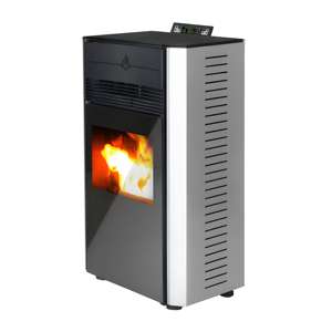 Chauffage à granulés domestique 14KG Capacité de trémie <span class=keywords><strong>Silencieux</strong></span> sous 40dB Surveillance de la sécurité - Product Image 2