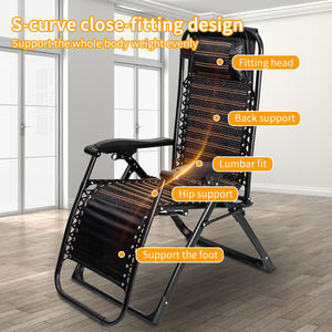 Dingsheng เก้าอี้ชายหาดในห้องนั่งเล่นดีไซน์ทันสมัยปรับเอนได้พร้อมหมอนสำหรับตั้งแคมป์สุดหรู - Product Image 5