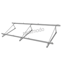 Kit de supports de montage triangulaires pour panneaux solaires Rackmodo en aluminium, surface anodisée, inclinaison réglable, montage rapide