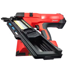 Nailtask Dcfn110-3490 Agrafeuse pneumatique industrielle professionnelle sans fil pour charpente en bois, moteur sans balais, batterie - Product Image 1