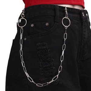 โซ่คาดเอวแบบยูนิเซ็กซ์ โลหะผสมสังกะสี รูปทรงเรขาคณิต สไตล์ฮิปฮอป สำหรับใส่ทุกวัน รุ่น K674 - Product Image 3