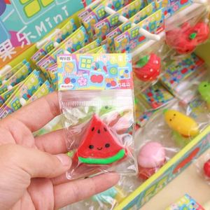 Jouets à presser colorés et mignons pour enfants, en forme de fruits, à récupération lente, jouets anti-stress, petits cadeaux - Product Image 6