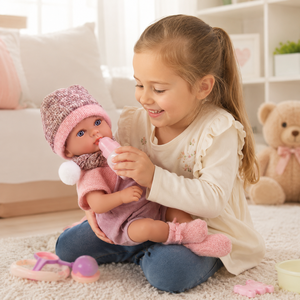 Poupées <span class=keywords><strong>Reborn</strong></span> Yeezwood 45 cm, fonctionnelles, musicales, réalistes, poupées de bébé fille, poupées <span class=keywords><strong>reborn</strong></span> <span class=keywords><strong>en</strong></span> <span class=keywords><strong>silicone</strong></span> réalistes, jouets pour filles - Product Image 4