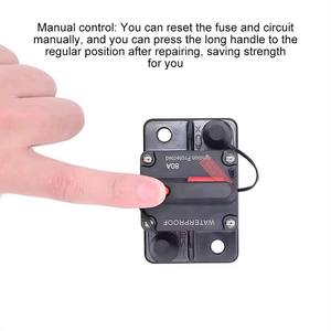 Interruptor de Circuito de 30A 40A 50A 60A 70A 80A 100A 120A 150A 200A 250A 300A AMP, Fusible Reajustable, 12-48V DC, para Auto, Barco, Impermeable - Product Image 5