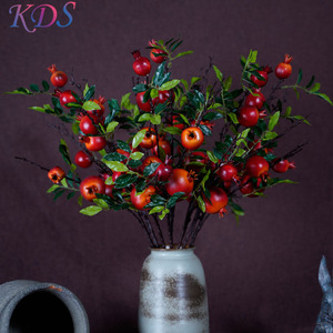 Planta Artificial, naranja, Árbol frutal, flor de imitación y plantas, manzana roja, decoración de Granada para el hogar, árbol de Navidad - Product Image 5
