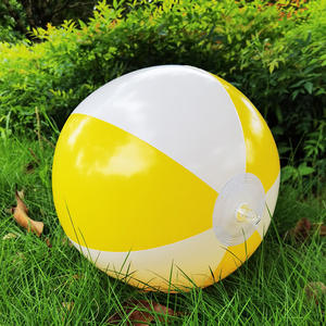 Palla giocattolo da spiaggia gonfiabile colorata da 38cm per l'estate inverno autunno primavera giochi giocosi divertenti sport promozionali - Product Image 5