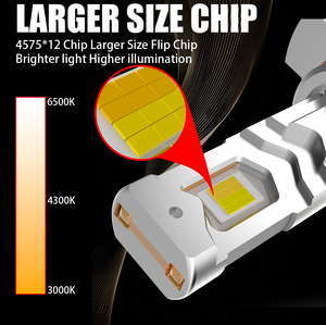Phare LED de <span class=keywords><strong>voiture</strong></span> A75 150W 3000K/4300K/6000K H1/H7/H11/9005 DC 12-24V 15000LM Puce de taille laser - Product Image 6