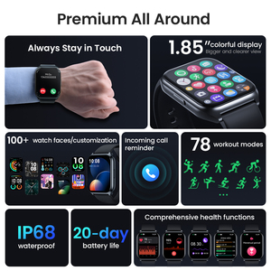 Haylou Đồng Hồ 2 Pro IP67 4G Thông Minh Đồng Hồ Màn Hình Cảm Ứng Hình Trái Tim IPS Tập Thể Dục Theo Dõi Máy Ảnh Báo Động Nhịp Tim IOS Android - Product Image 2