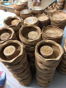 Panier de rangement pliable en rotin vietnamien tressé à la main, écologique et multi-usages (kaylin +84 817092069) 99 Gold Data Trois tailles - Product Image 5
