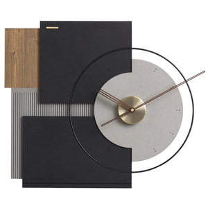 Wall <b>Clock</b> Irregular Shape Oversized <b>Battery</b> Powered Living Room Modern Design - Product Image 5