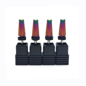 ดอกสว่านเจียรเล็บทังสเตนคาร์ไบด์แบบตรง 7.0 มม. 5 in 1 ขนาด 3/32 นิ้ว รุ่น Rainbow XC Grit สำหรับทำเล็บมือแบบไฟฟ้า - Product Image 2