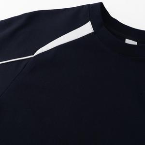 330 GSM Heavyweight Raglan <b>Long</b> <b>Sleeve</b> T-<b>Shirt</b> <b>Men</b> 100% Combed Cotton Contrast Color Splice Tee Streetwear - Product Image 4