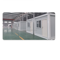 Maison conteneur modulaire préfabriquée pliable rapide de 20 pieds, blanche, respirante, de luxe moderne, pour stockage scolaire mobile sur mesure