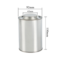 Boîtes rondes en étain recyclables RunLin de 250 g avec valve d'air et couvercles à vis pour grains de café, thé matcha en poudre, huile, noix, épices