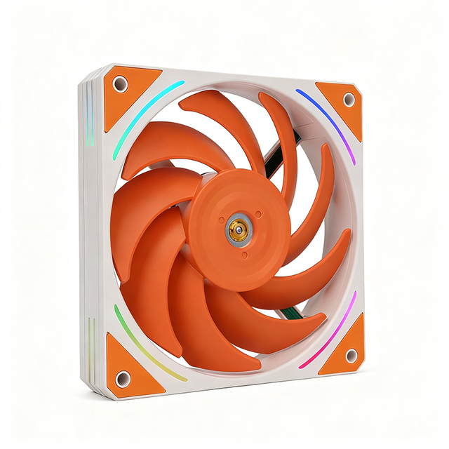 Factory Direct Standard 120mm PWM Fan 5V Silent PC Case Cooler, Low-Cost Plastic Non-RGB Fan for Office PC