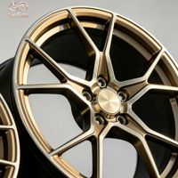 جنوط سيارة BMW الفئة الثالثة F30 مخصصة من البرونز المطروق بخمسة أذرع مقاس 19x8.5J، 5x120 ET35 CB72.6 لتصنيع سيارات السيدان