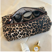 Étui de voyage matelassé Sac de rangement portable Grande capacité Étui de rangement portable mignon pour accessoires de boucleur de cheveux