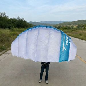 Cometa de aluminio para Parawing de 4,5 M, cometa de nivel de entrada para niños y adultos, cometa de entrenamiento con barra de Control para <span class=keywords><strong>Kiteboarding</strong></span> - Product Image 5