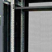 Armoire de réseau ouverte en acier personnalisée, rack de serveur de centre de données, gestion de serveur, 19 pouces, 12U, 14U, efficace en stock
