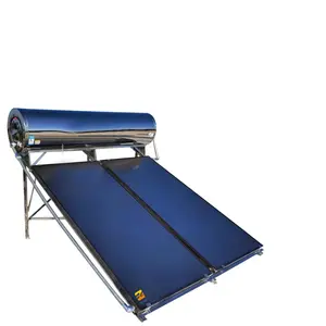 태양열 100 리터 150 리터 500 리터 가정용 플라스틱 플랫 플레이트 온수기