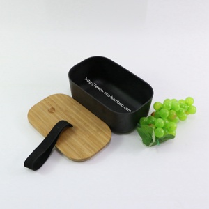 100% boîte à <span class=keywords><strong>lunch</strong></span> Bento en plastique PP recyclé boîte à <span class=keywords><strong>lunch</strong></span> en <span class=keywords><strong>fibre</strong></span> <span class=keywords><strong>de</strong></span> <span class=keywords><strong>bambou</strong></span> PLA avec couvercle en <span class=keywords><strong>bambou</strong></span> pour enfants et adultes - Product Image 4
