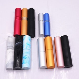 ขวดสเปรย์โลหะขนาด8มล. ขวดอลูมิเนียมขวดแบนบิดขึ้นขวดโลหะเปล่าสำหรับนักเดินทาง - Product Image 6