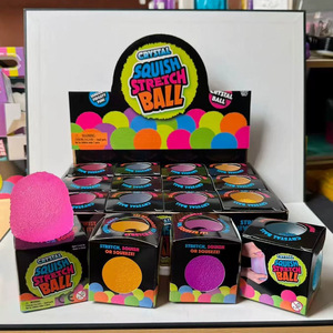 Best-seller transfrontalier : bonbons moelleux au malt, boules de bonbons mates anti-stress rebondissantes, petits jouets arc-en-ciel à récupération lente. - Product Image 2