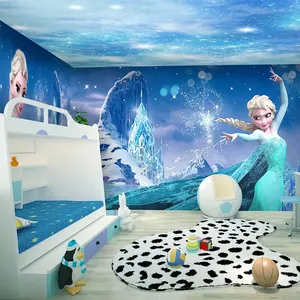 Congelato Aisha della parete adesivo di carta 3d della parete murale decorazione della casa soggiorno