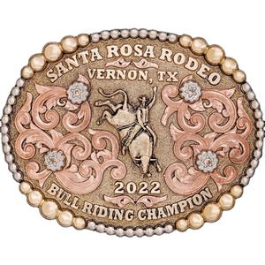 Roseburg Cowboy Cinturón Hebilla Plata - Product Image 1
