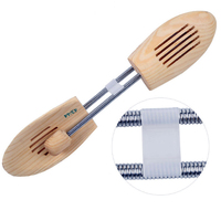 LM001P Embauchoir en bois de pin naturel pour voyage, modèle Spring, couleur naturelle