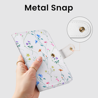 Dompet Passport Holder Anti-RFID JIANJI dari Bahan PU Solid dengan Slot untuk Pulpen & Kartu Kredit