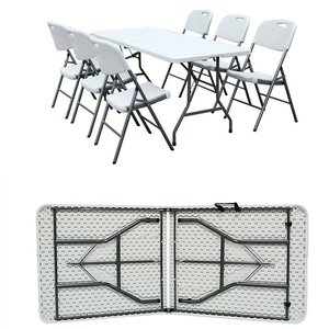 Nhà Máy Tùy Chỉnh Ngoài Trời Chất Lượng Cao Ăn Uống Đồ Nội Thất Gấp Di Động Cắm Trại Đi Bộ Đường Dài Dã Ngoại Tiệc Trestle Phục Vụ Bảng - Product Image 1