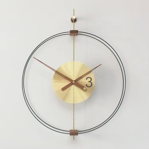 <span class=keywords><strong>Horloge</strong></span> murale espagnole moderne simple mode 12 échelles minimaliste haute sensibilité pour salon <span class=keywords><strong>horloge</strong></span> murale décorative - Product Image 1